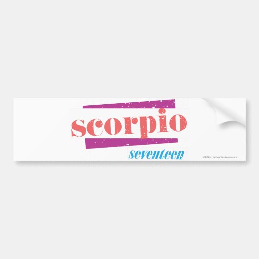 Scorpio LtRoze Bumpersticker (Voorkant)