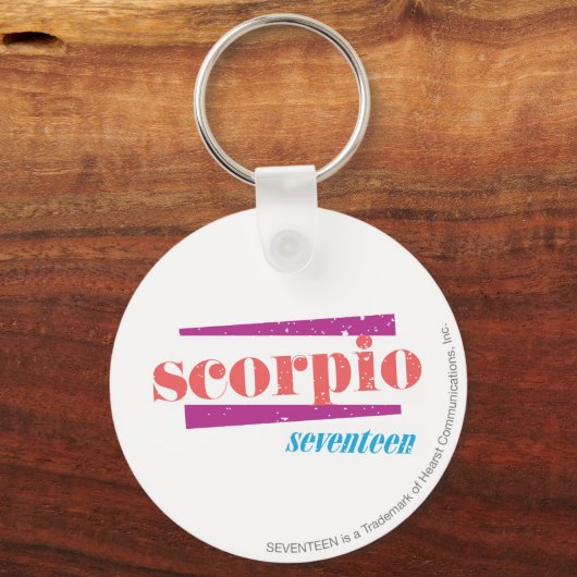 Scorpio LtRoze Sleutelhanger (Voorkant)