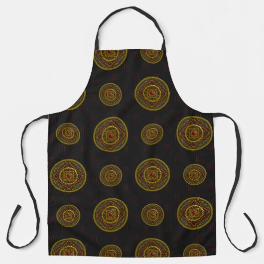 Scorpio Mandala All-Over Print Schort (Voorkant)