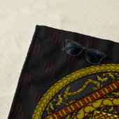 Scorpio Mandala Beach Towel Strandlaken (In situ)