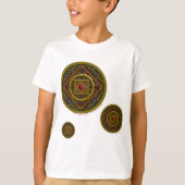 Scorpio Mandala Kind en Baby Light Shirt (Voorkant)