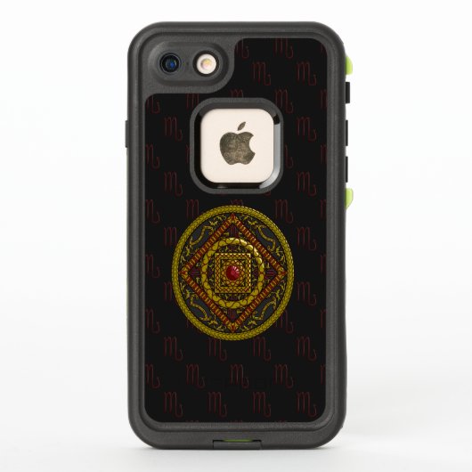 Scorpio Mandala Lifeproof Hoesje (Achterkant)