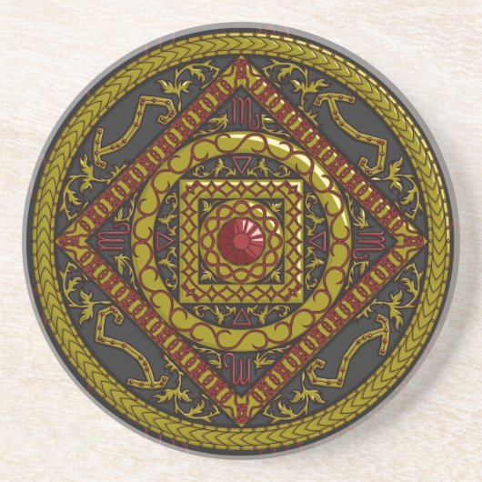 Scorpio Mandala Onderzetter (Voorkant)