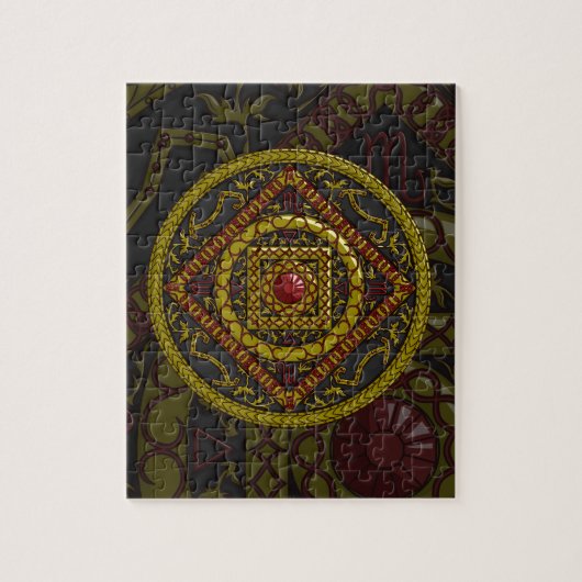 Scorpio Mandala Puzzle Legpuzzel (Verticaal)