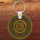 Scorpio Mandala Sleutelhanger (Voorkant)