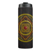 Scorpio Mandala Thermal Tumbler Thermosbeker (Voorkant)