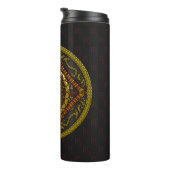 Scorpio Mandala Thermal Tumbler Thermosbeker (Geroteerd rechts)