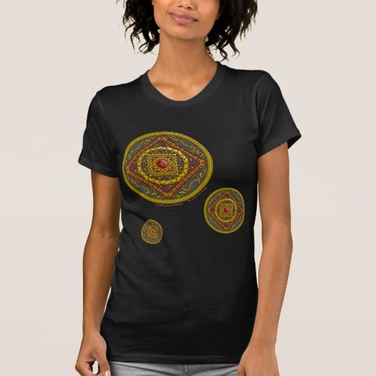 Scorpio Mandala Vrouwen Donker Shirt (Voorkant)