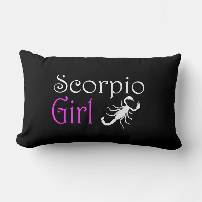 Scorpio-meisje Kussen (Voorkant)