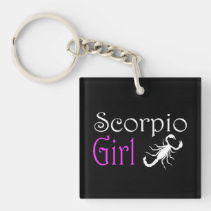 Scorpio-meisje Sleutelhanger