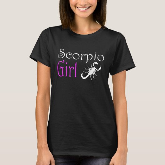 Scorpio-meisje T-shirt (Voorkant)