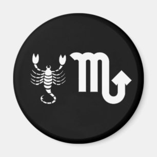 Scorpio met symbool magneet