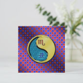 Scorpio & Metal Ox Kaart (Staand voorkant)