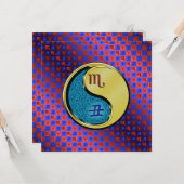 Scorpio & Metal Ox Kaart (Voorkant / Achterkant in situ)