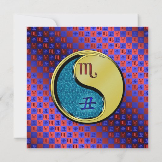 Scorpio & Metal Ox Kaart (Voorkant)