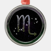 Scorpio Metalen Ornament (Voorkant)