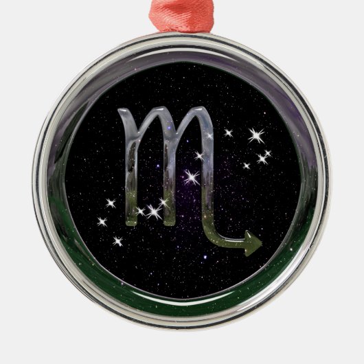 Scorpio Metalen Ornament (Voorkant)