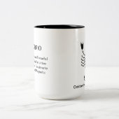 Scorpio-Mok Tweekleurige Koffiemok (Center)