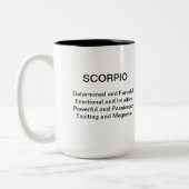 Scorpio-Mok Tweekleurige Koffiemok (Links)