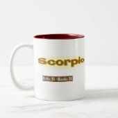 Scorpio-Mok Tweekleurige Koffiemok (Links)
