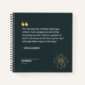 Scorpio-notitieboek Notitieboek (Voorkant)