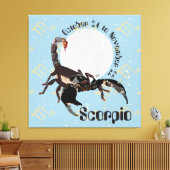 Scorpio October 24 to November 22 Canvas Afdruk (Insitu (Woonkamer))
