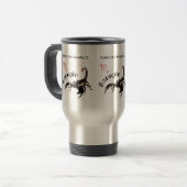 Scorpio October 24 to November 22 Mug Reisbeker (Voorkant links)