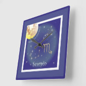 Scorpio October 24 to November 22 Uhr Vierkante Klok (Hoek)