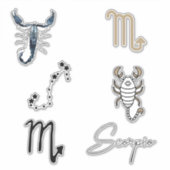 Scorpio Oktober November de verjaardag astrologie Sticker (Voorkant)