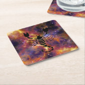 scorpio-onderzetters kartonnen onderzetters (Schuin)