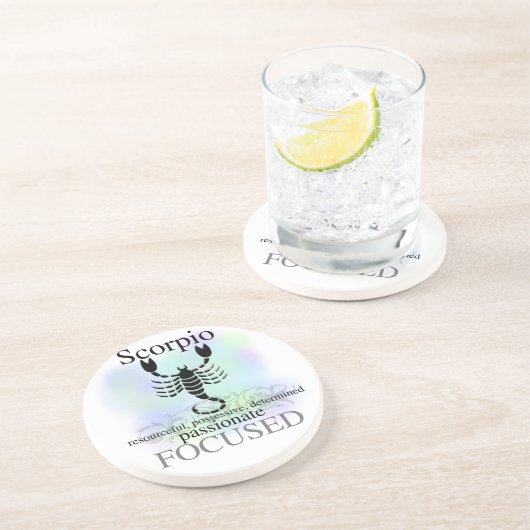 Scorpio Over je Onderzetter (Zijkant)