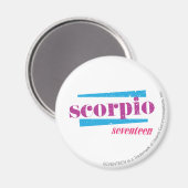Scorpio Paars Magneet (Voorkant / Achterkant)