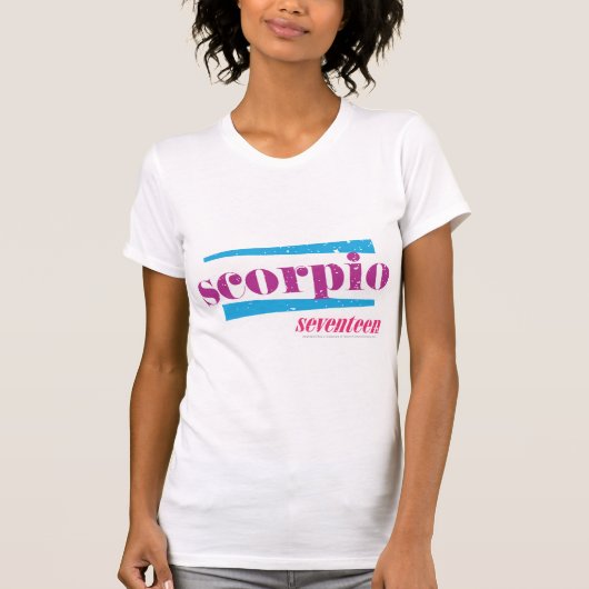 Scorpio Paars T-shirt (Voorkant)