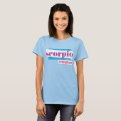 Scorpio Paars T-shirt (Voorkant volledig)