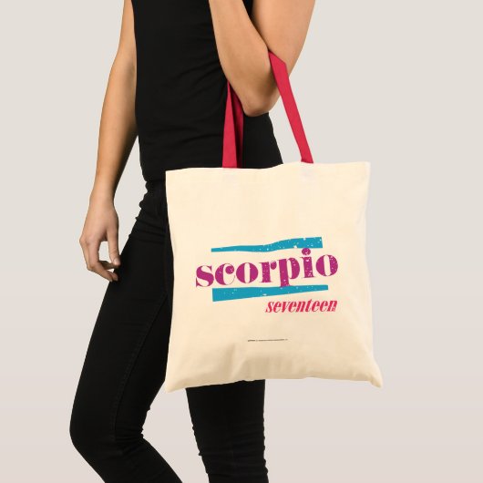 Scorpio Paars Tote Bag (Voorkant (product))