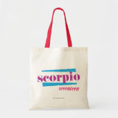 Scorpio Paars Tote Bag (Voorkant)
