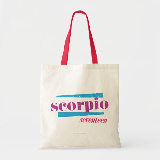 Scorpio Paars Tote Bag (Voorkant)