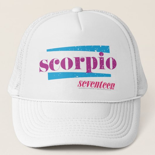 Scorpio Paars Trucker Pet (Voorkant)