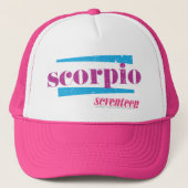 Scorpio Paars Trucker Pet (Voorkant)