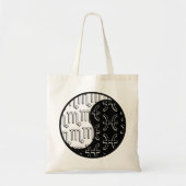 Scorpio Pisces yin yang zodiaa koppel Tote Bag (Voorkant)