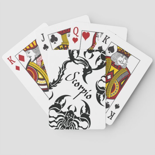 Scorpio Pokerkaarten (Achterkant)