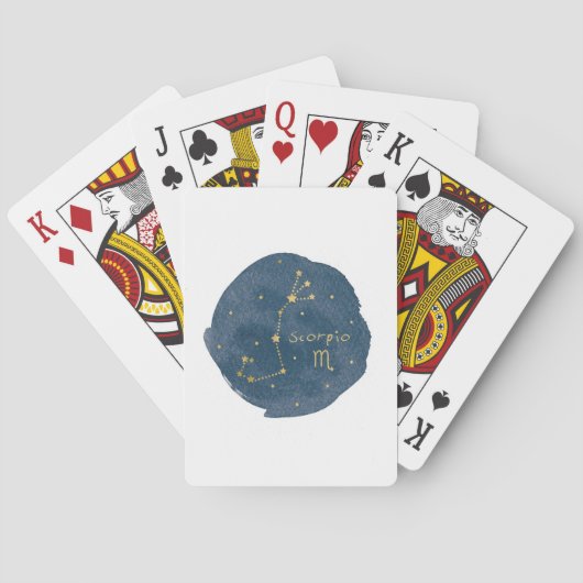Scorpio Pokerkaarten (Achterkant)