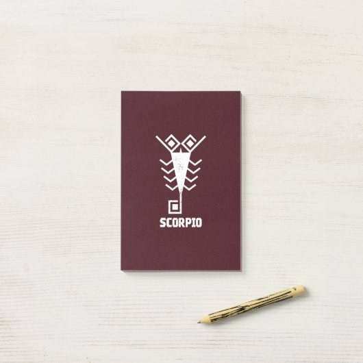 Scorpio Post-it® Notes (Op bureau)