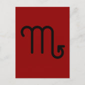 Scorpio Postcard Briefkaart (Voorkant)