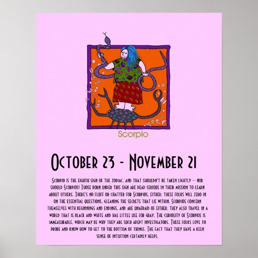 Scorpio Poster (Voorkant)