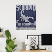 Scorpio Poster (Thuiskantoor)