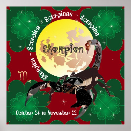 Scorpio Poster 24 oktober t/m 22 november (Voorkant)