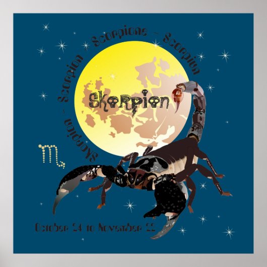 Scorpio Poster 24 oktober t/m 22 november (Voorkant)