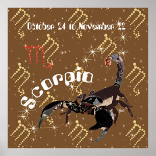 Scorpio Poster 24 oktober t/m 22 november