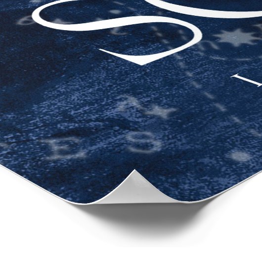 Scorpio-Poster met naam, sterbord zodiac Poster (Hoek)